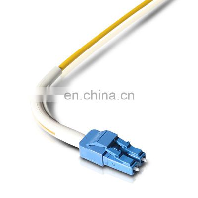 Duplex fiber optic SC UPC patch cord 90 angle boot