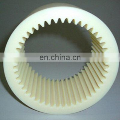 customized nylon wheel spare parts gear plastic POM,Nylon,HDPE,PP,PC,PVC,PA66