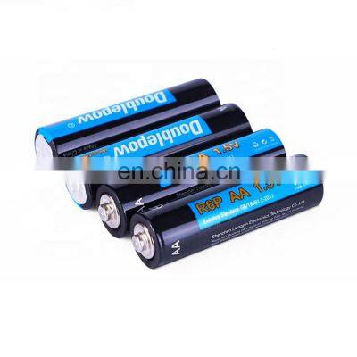 Factory Large Stock R6P aa battery 1.5v Size AA No.5 Carbon Zinc 1.5v dry cell battery for sale