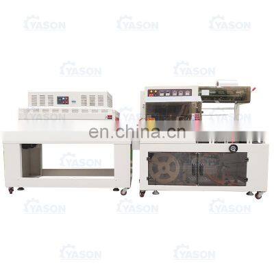 Full-automatic L-type sealing and cutting machine and tea box film shrink packaging machine price