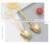 Affordable Long Handle Korean Stainless Steel Fruit Coffee Stir Gold Dessert Spoon photo-3
