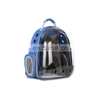 Top quality custom sublimation black travel note bag double sling peculate pet carrier backpack