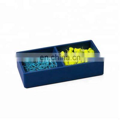 ABS Office Desk Supplies Clip Eraser Organizer Custom Plastic Small Accessory Tray