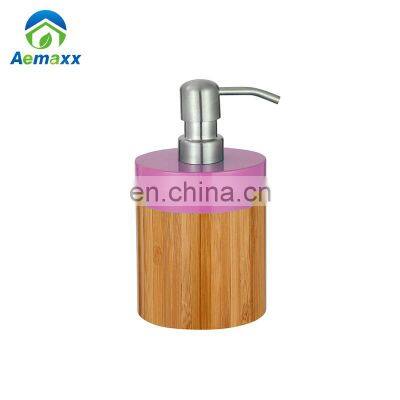 Natural Bamboo Liquid Soap Dispenser for Hotel photo-2