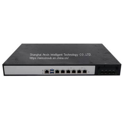 Безвентиляторное сетевое аппаратное обеспечение в виде базового комплекта с 6 Gigabit Ethernet, опционально 4 SFP или RJ45