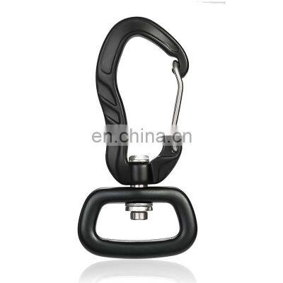 JRSGS 4KN Hot Sale Hiking Aluminum 4KN Swivel Carabiner hook for Dog Leash high quality Multi Tool S7805DXE