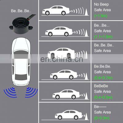 Car Reversing Aid Reverse Assist Assistance System Front Rear Parking Sensor photo-5