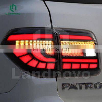Landnovo body parts car assembly taillight  led lamp replacement For Nissan Patrol 2012-2018 car tail light
