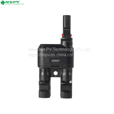 high qualtity male female waterproof Y connector  type 2to 1 solar panel connectors