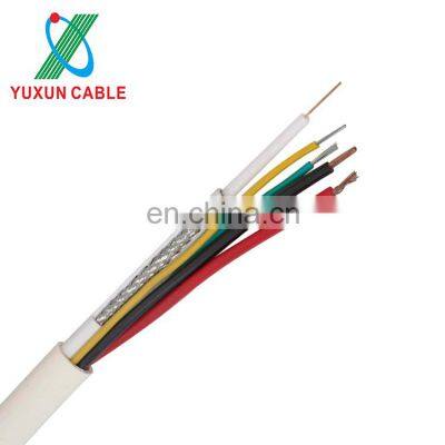 YUXUN CCTV Cable RG59 Coaxial + 4 Core Power Data Cable