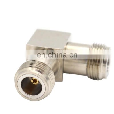 n type female to n female right angle rf connector adapter