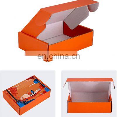 Custom Printed Mailer Boxes for Clothes Dress Luxury Cosmetic Packaging Recycled Paper Custom White Shipping Box photo-4