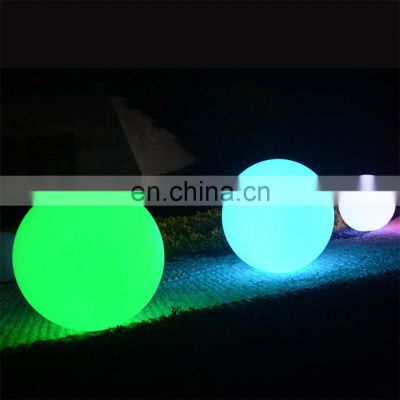 illuminated led ball dmx waterproof color changing Solar Light Garden Outdoor light up lamp glow ball