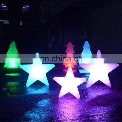 color changing led Christmas star /Top tree decorate star smart outdoor lights RGB color flashing led Christmas light decoration