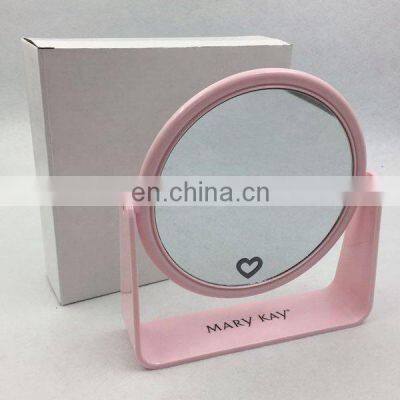 Custom Foldable Double Sides Plastic Mirror for Cosmetic