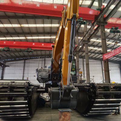 Marsh Equipment Swamp Buggy Amphibious Excavator for Pipeline Construction