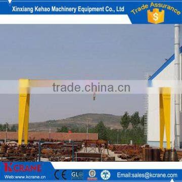 Customizable MH type single girder gantry crane with electric wire rope hoist