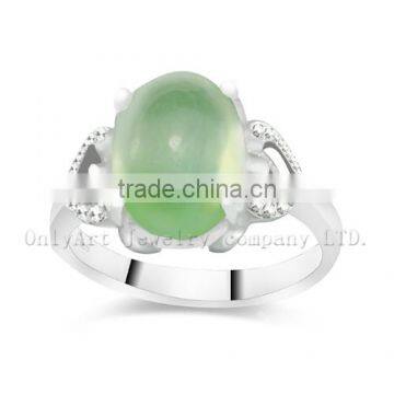 gemstone sterling silver 925 wedding heart ring