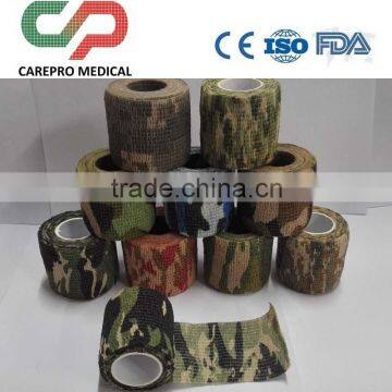 Non-woven camouflage cohesive bandages