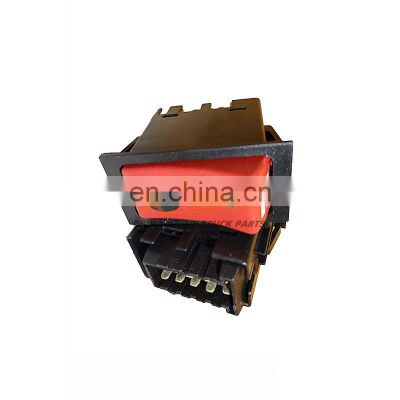 Shacman F2000/L3000/M3000/F3000/X3000 Truck Spare Parts 81.25505.6291 Emergency alarm rocker switch