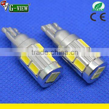 Top seller super brightness License/side/Interior Light Auto led lights 194 168 w5w t10 led 5630 10 SMD