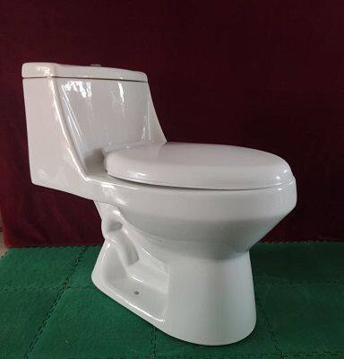 Bath One Piece Ceramic Sanitary Ware Siphonic One Piece Closet