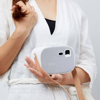 WOWOTO Portable 3D 4K Android Video Projector 2000 Lumen WIFI BT Led DLP Home Theater Screenless Mini Smartphone Projector