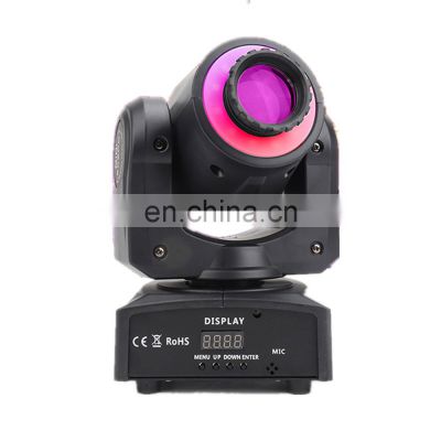 New arrival disco wedding party mini led gobo moving head 30w mini led moving head spot with led strip