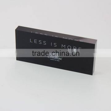 Transparent Lucite Sign Block Lucite Logo Block