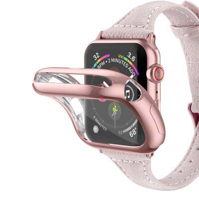 Bumper Protector for Iwatch Case Soft TPU Ultra-Slim Scratch Resistant Protective Cover for iphone Watch Series 7 8 9 ultra