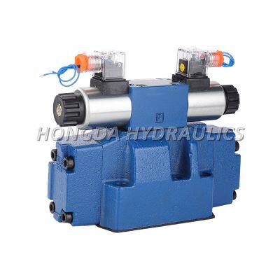 Directional control valve electromagnetic valve assembly hydraulic system assembly oil circuit block group pilot-type relief valve