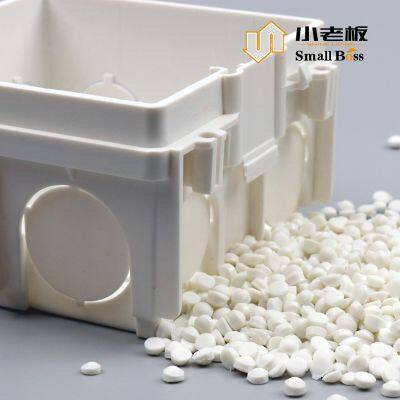 Matériaux bruts pour bo?tes de jonction électrique en PVC - Granulés de composé PVC