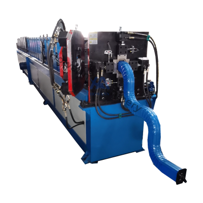 New Type Automatic Downspout Gutter and Elbow Roll Forming Machinery Downspout Water Gutter Making and Bending Machine