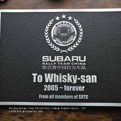 Customized Company Nameplates Metal Hotel Custom Number Plate Retro Relief Outdoor Apartment Signboard Private Villa photo-2