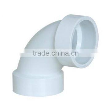 ASTM-D-2665 standard UPVC PLASTIC DWV fittings (elbow 90deg.elbow 45 ; tee ; socket ;end cap etc.)