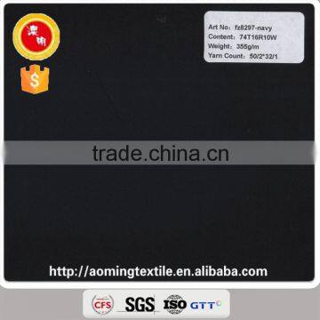 Fz8297 Series Cheap Poly Viscose Wool Twill Suit Fabric in Stock in Satin Back Serge photo-2