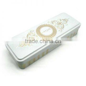 custon cosmetic tin containers/tin box