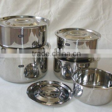 10pcs stainless steel stock pot set