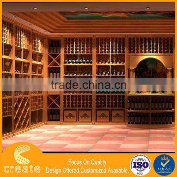Customized Wooden Special House Design for Wine Display Stand Cabinets & Case From China Factory photo-2