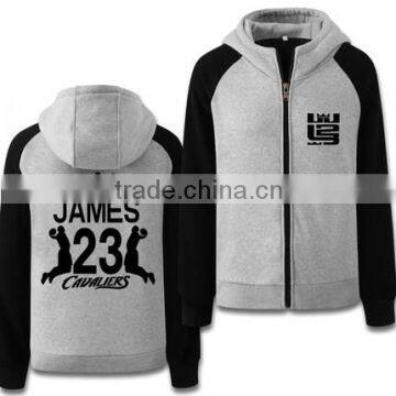 2016 OEM custom blank zip elongated hoodie men with great price