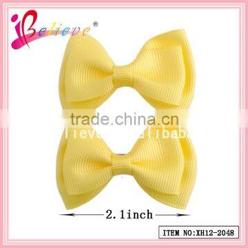 Wholesale alibaba china fashionable handmade yellow hair bow