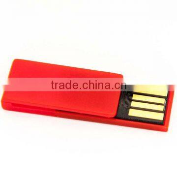 Mini size book clip usb flash drive with logo printing