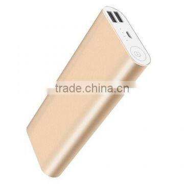 Laser logo metal housing 10400mAh power bank