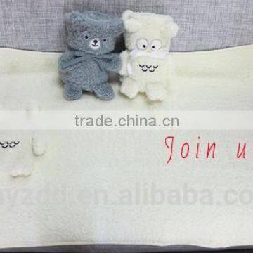 Baby Blanket Coral Fleece With Animal Toy/Baby Soft Toy Blanket 59*89cm photo-2