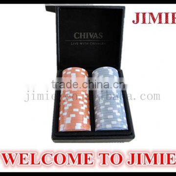 hot sale promotional 50 pcs mini poker set with customize box