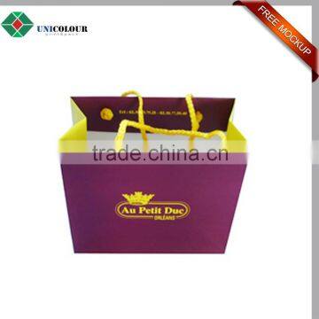 Custom High Quality Waterproof Paper Bag With Logo Print