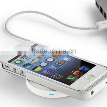 2015 Competitive Price Round Mini qi Wireless Charger Receiver for Galaxy s5 Mini Size photo-3
