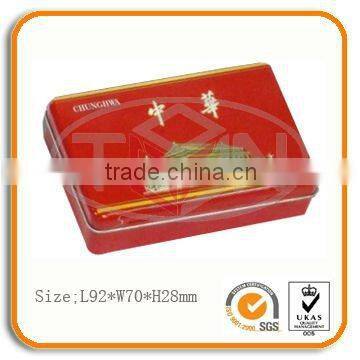 Chinese cigarette tin box