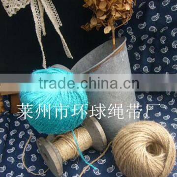 new products colorful jute twine and high quality