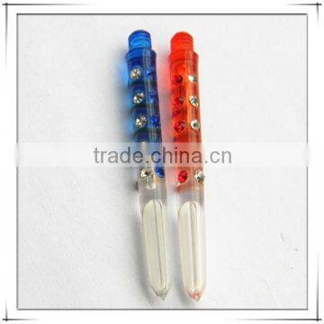 PC multi-color dart shaft with gem
